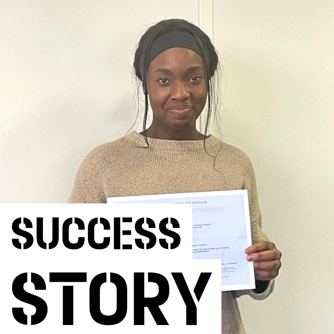 Nous avons eu le plaisir d'avoir Hatouma comme apprenante lors de notre formation "chef.fe de projet e-commerce". Après avoir réussi son examen, elle a commencé un stage dans l'équipe d'Emmaüs International, avec qui elle part bientôt à Montevideo, pour leur AG ! 🌏👏