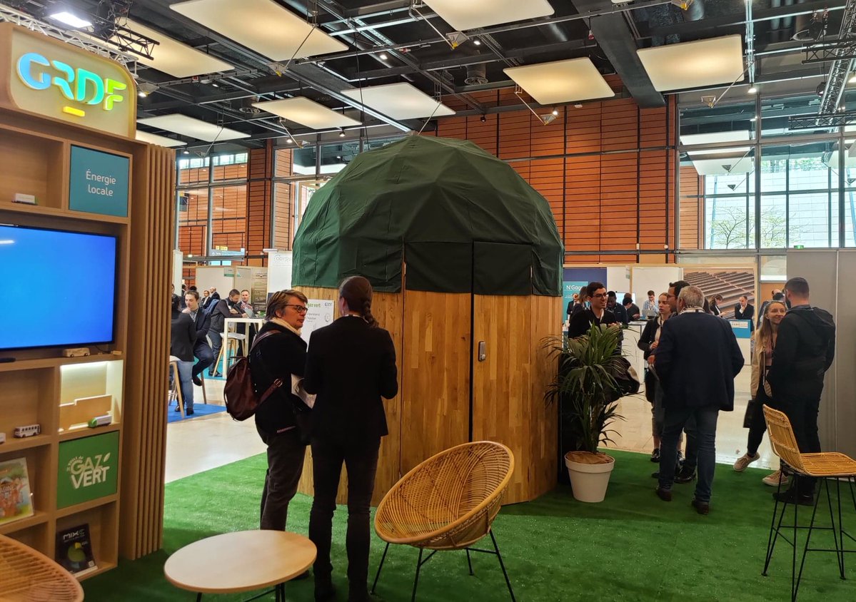 ▶️ <a href="/GRDF/">GRDF</a>, principal distributeur de gaz naturel en France et en Europe, soutient #MIXEEVENT.
Pour échanger avec leurs équipes sur ses engagements en faveur de la transition écologique, rdv sur le stand B06-C05 !