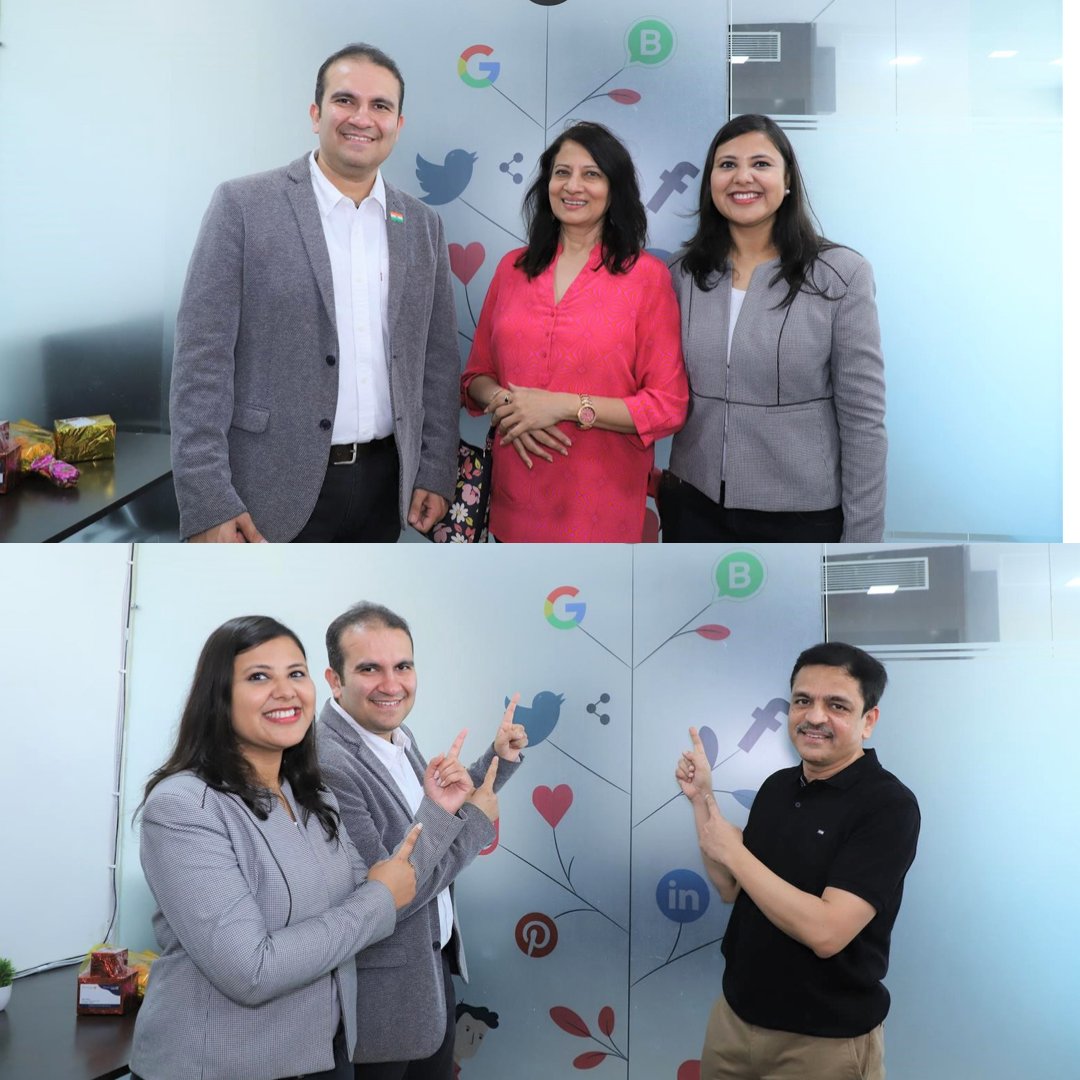 MyMonkeyAds's tweet photo. 1/6 Glimpse of Monkey Ads New Office Opening Ceremony
Monkey ने लगायी #Challang to a newer, bigger & better office space.
We are sincerely thankful to our clients, friends, and family for their kind presence, for their digital connect and for blessing us with their best wishes. https://t.co/woZcGpAZaU