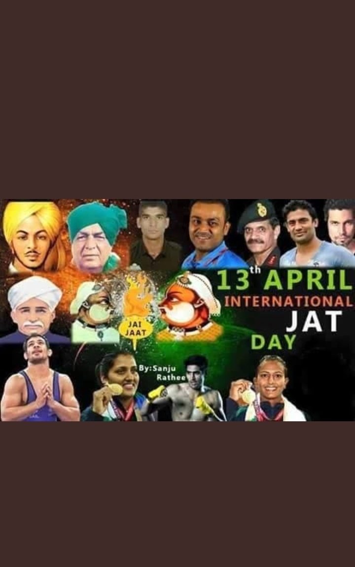 BaldevCh12's tweet photo. #InternationalJatDay (🙏🙏KRB🙏🙏)
"RISEN FROM THE LAND, RAISED ON THE LAND, FOR THE LAND, WILL BE RAISED TO THE LAND". #Jat_Diwas #jat_day
GREETINGS AND GOOD WISHES TO THE ENTIRE #JAT COMMUNITY. https://t.co/YPlbYZATmg