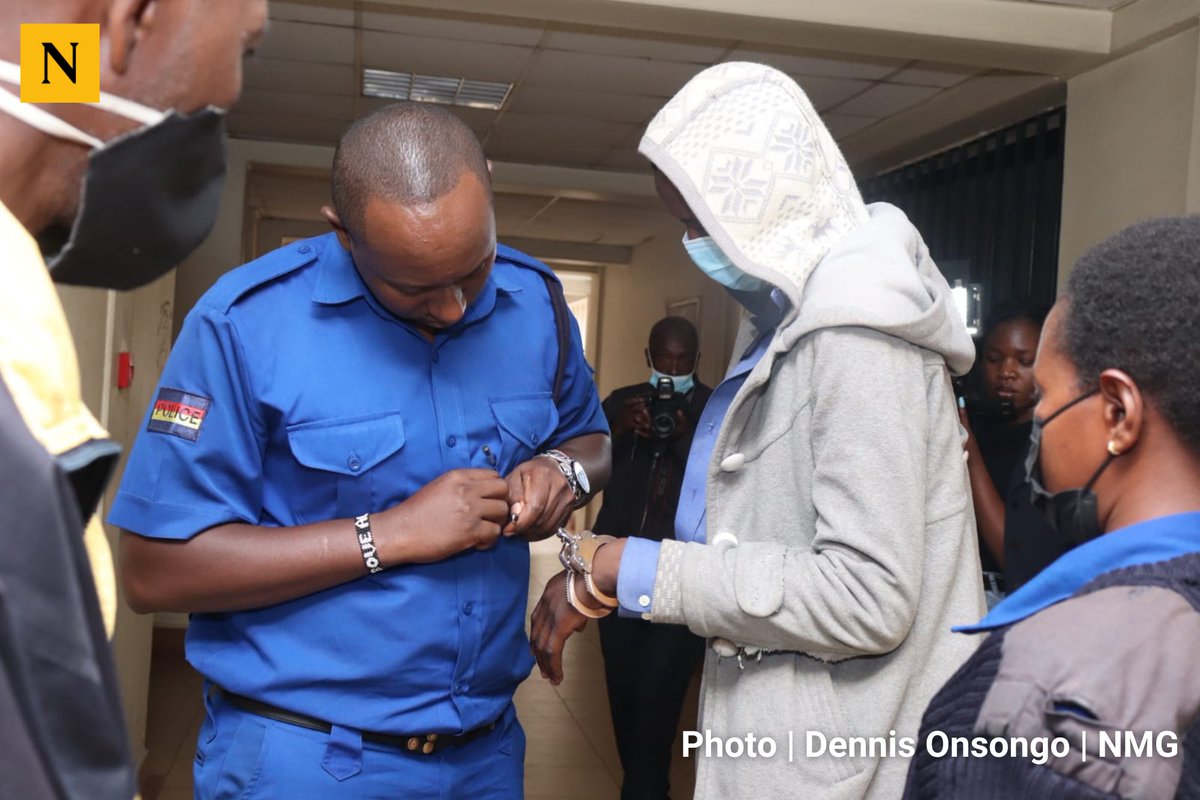 NationAfrica's tweet photo. Nairobi man sentenced to one year in prison or pay Sh100,000 fine for shoplifting from a Naivas supermarket. Alvin Linus Chivondo is accused of stealing 5kgs of rice, 5 litres of cooking oil, 2kgs of sugar and other items valued Sh3,165.

Photos | Dennis Onsongo | NMG https://t.co/X7LvsyqGOB
