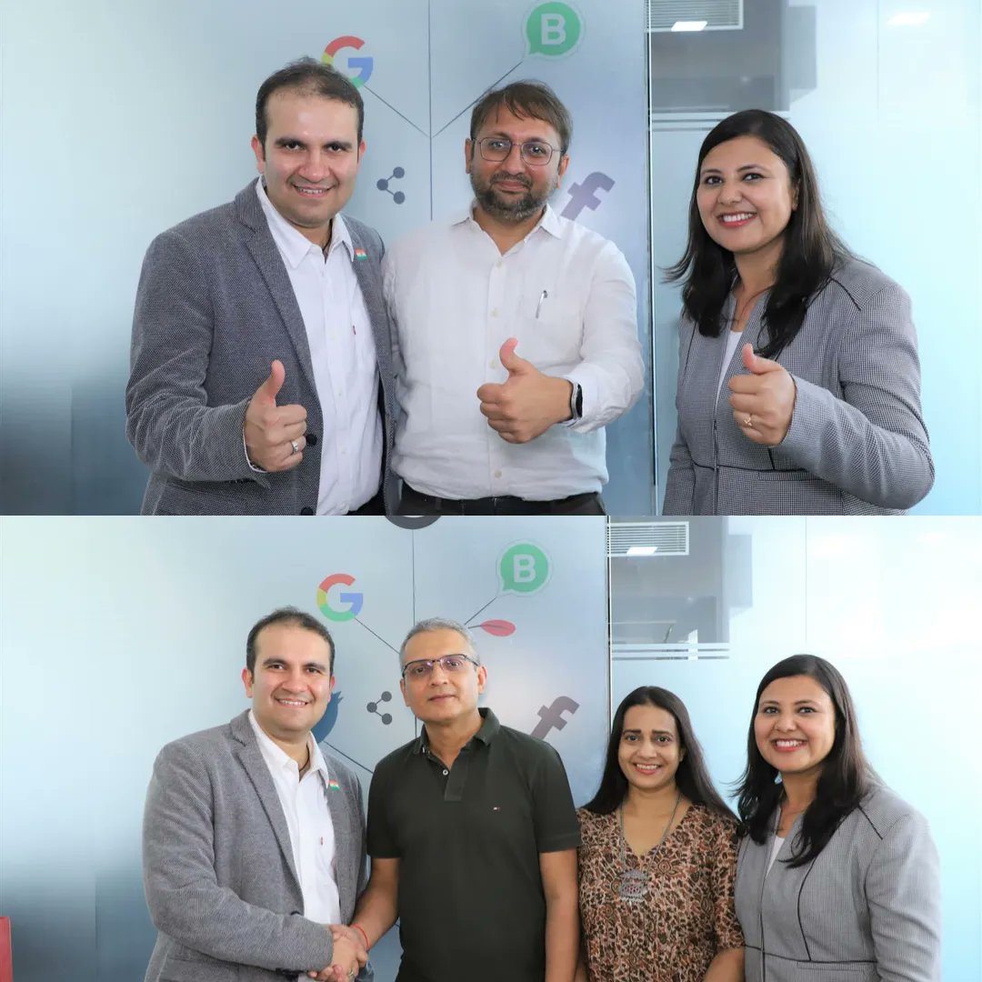 MyMonkeyAds's tweet photo. 1/6 Glimpse of Monkey Ads New Office Opening Ceremony
Monkey ने लगायी #Challang to a newer, bigger & better office space.
We are sincerely thankful to our clients, friends, and family for their kind presence, for their digital connect and for blessing us with their best wishes. https://t.co/LASjSAp17W
