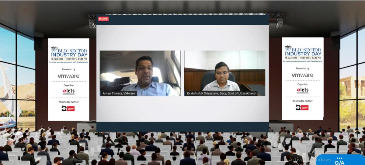 egovonline's tweet image. #Livenow: Dr. Ashish Kumar Srivastava, Additional Secretary (IT), Department of IT, Uttarakhand: &quot;Health &amp;amp; Education are two major areas where technology is being leveraged to transform the lives of citizens.&quot;

Watch: bit.ly/3rbOiG2

#CloudForGov #PublicSectorIndustryDay