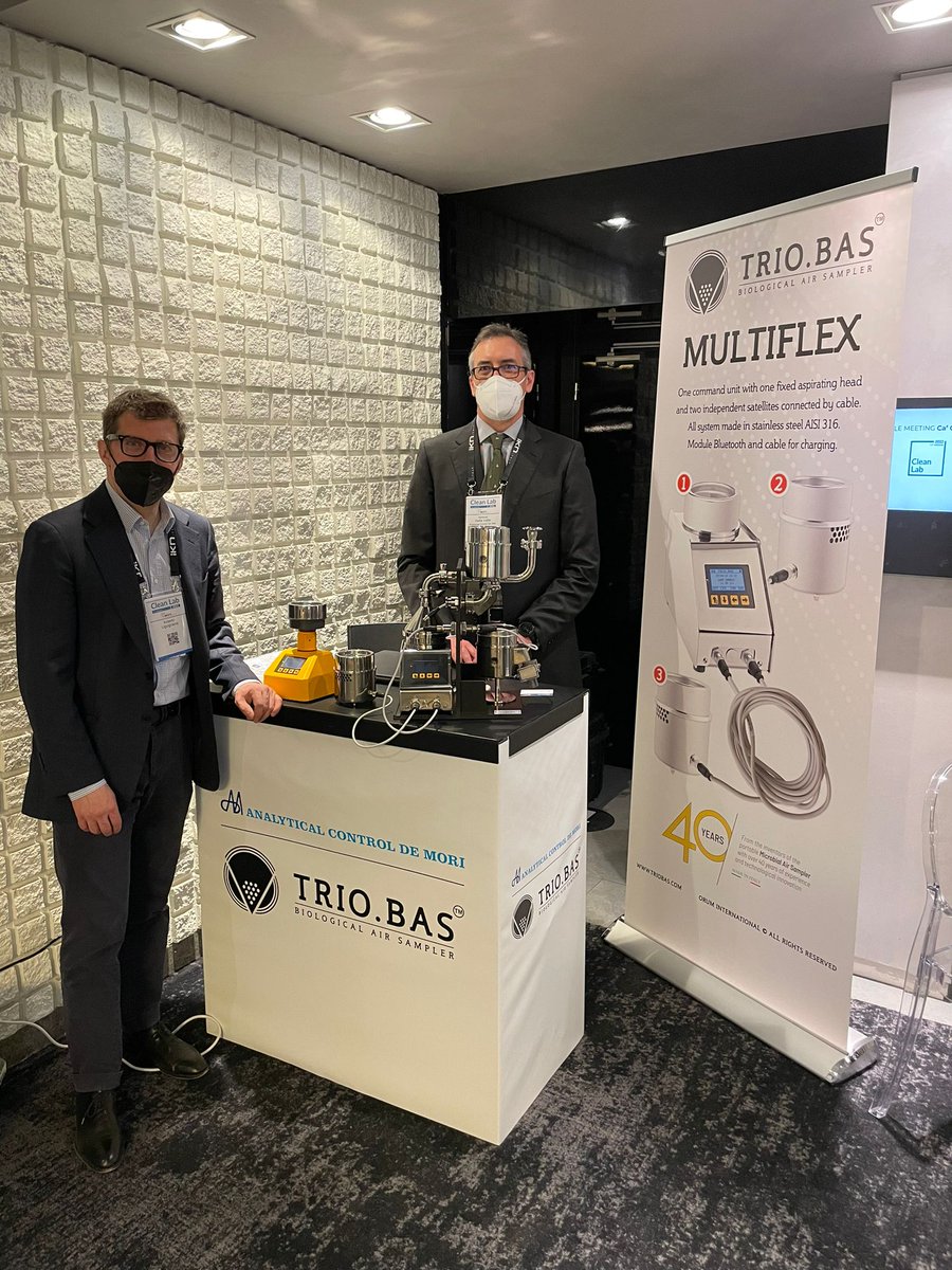 oruminter's tweet photo. TRIO.BAS™ | Microbial Air Sampler | ORUM INTERNATIONAL and Analytical Control De Mori s.r.l.we are present together at CLEAN LAB 2022.
We never stop.
.
#Cleanlab #Expo #Meeting #triobas #airsampler #microbiological #environmentalmonitoring https://t.co/a6supN54Md