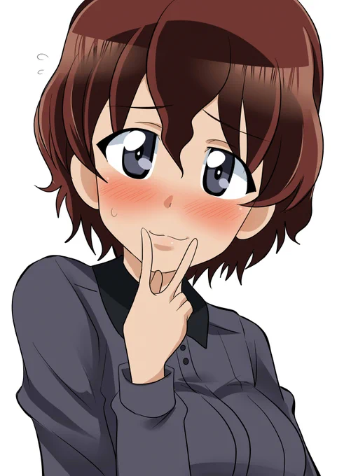 小顔のポーズ赤星小梅 