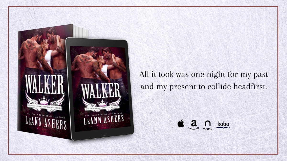 DDGBookBlog's tweet image. 🔥 NEW MC ROMANCE 🔥
Walker by USA Today Bestselling Author @LeannAshers is available on all platforms! bit.ly/3J3AymF

#WalkerLIVE #MCRomance #RomanticSuspense #MFM @HEAPRMore