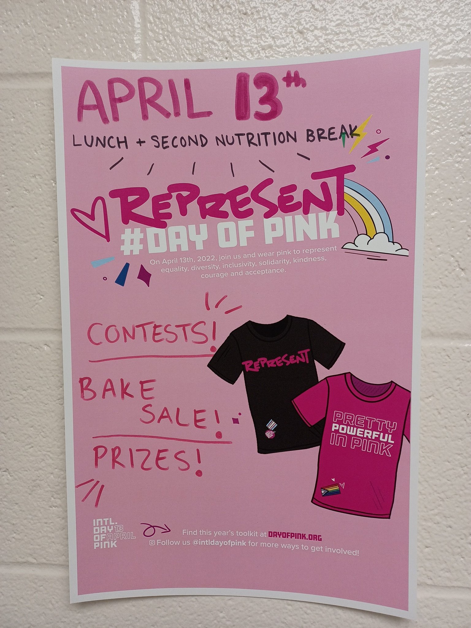 Acton District School on Twitter "We are PINKed out today, and, ready