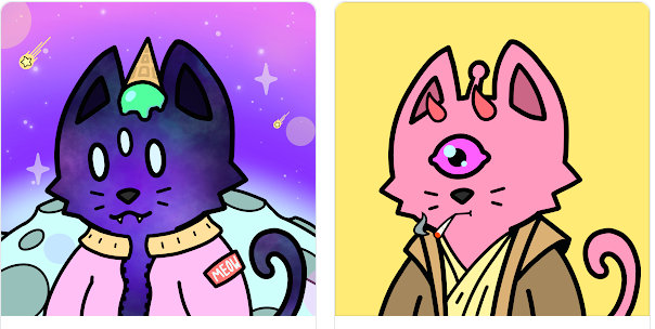 LowkyNft's tweet photo. @CosmicCats_ < this team 🔥🔥

My two cats https://t.co/RwGaJbiLTF