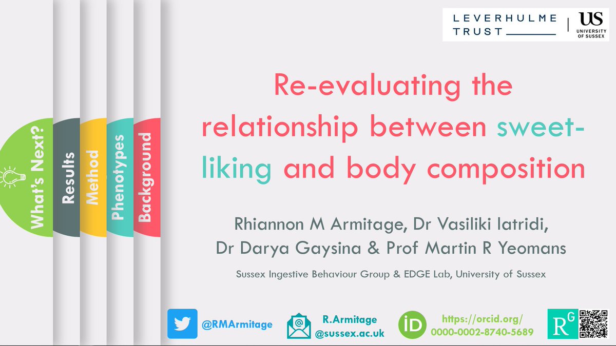 Thank you to the speakers and organisers of the ECR workshop👏 What a great way to kickstart #BFDG2022!!! Excited to present today and continue the learning🙌 <a href="/Prof_Dad/">Martin Yeomans</a> <a href="/vianutr/">Dr Vasiliki Iatridi</a> <a href="/edge_lab/">Cutting EDGE Mental Health Research</a> <a href="/SIBGSussex/">Sussex Ingestive Behaviour Group</a> <a href="/OBU_Nutrition/">Brookes Nutrition</a> <a href="/Sussex_Psych/">Sussex Psychology</a> <a href="/LeverhulmeTrust/">The Leverhulme Trust</a> #FirstTweet