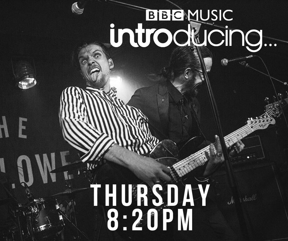 Catch will on @BBCIntroCW @BrodySwain show tomorrow. He will be chatting about the new single and a bunch of other shizzle 🖤🤘🏻 #Coventry #bbcintroducing #coventrymusic