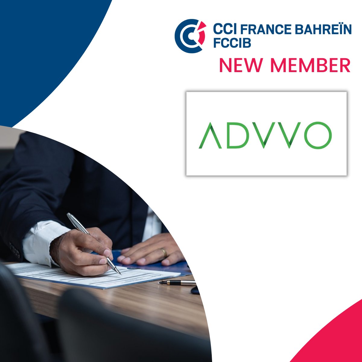 FCCIB_'s tweet photo. 📣 𝗡𝗲𝘄 𝗠𝗲𝗺𝗯𝗲𝗿
Welcome to #FCCIB new #Member @ADVVOcompany! 
ADVVO aims to contribute to the advancement of #businesses, with the latest #solutions. https://t.co/vryTr5XS22