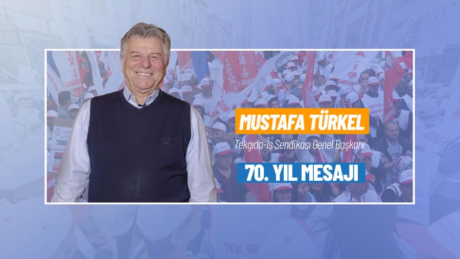 lewentylmz1's tweet photo. MİSYONUMUZ!
ÜYESİ İLE BARIŞIK VE AYNI ZAMANDA TOPLUMSAL SORUMLULUĞUNU UNUTMADAN,CUMHURİYETİN DEĞERLERİNE BAĞLI DEMOKRATİK, ŞEFFAF BİR SENDİKAL MÜCADELEYİ ÖRMEK!
#İŞÇİ SINIFININ ÖRGÜTLÜ MÜCADELESİNDE 70. YILI ONURLA VE GURURLA KUTLUYORUZ! #Tekgidais #70yil
https://t.co/LcJWr8lY7E https://t.co/aKdc79c7ud