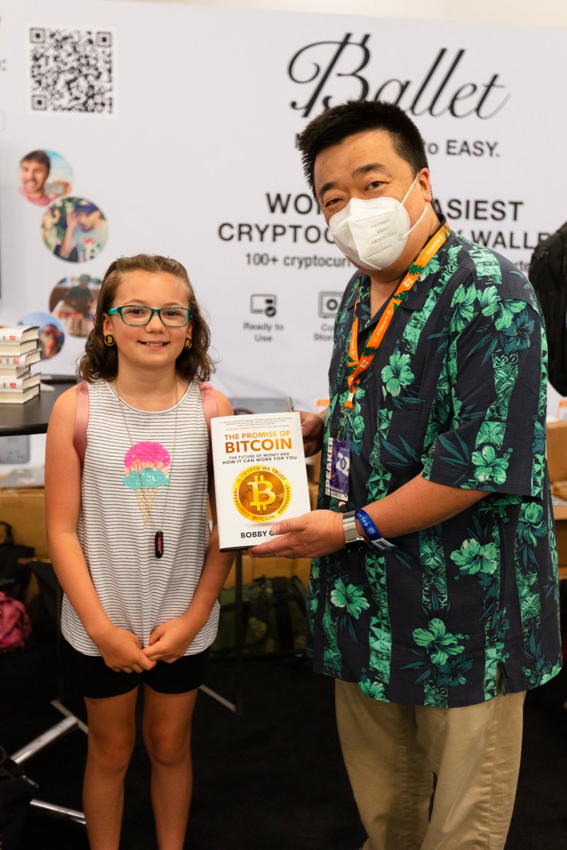 BalletCrypto's tweet photo. Thank you for everyone that swung by our booth at @TheBitcoinConf!!!
We had such a blast ๐๐ค and are excited to continue making crypto easy!
Here are some action photos we want to share with ya'll ๐ธ
#bitcoin #MakingCryptoEasy #Balletwallet
Part 1: https://t.co/8obpzbt885