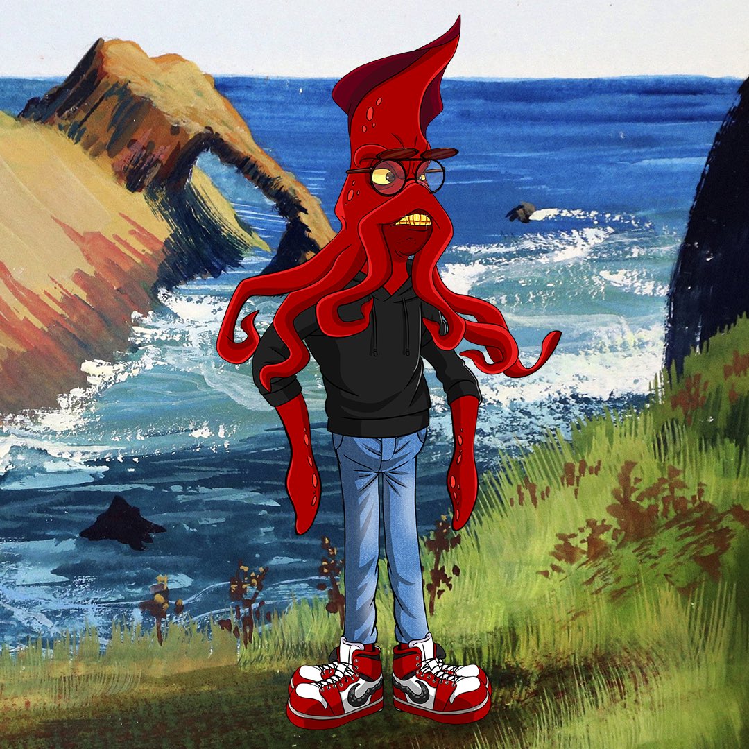 frentacles's tweet photo. In case you were wondering what the lower half of our character looked like :) https://t.co/Auz9vLYeh7