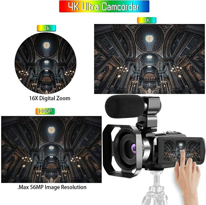 BlessingMadhor2's tweet image. OIEXI Video Camera 4K Camcorder Vlog Camera 
amzn.to/3JcbPwv
➤【Ultra HD 4K Camcorder】This video camera max supports 4K (2880*2160) video resolution, 56.0MP image resolution, 16X digital zoom. 
Click on link above  to see more about the cheap product. 
#camera4k #media