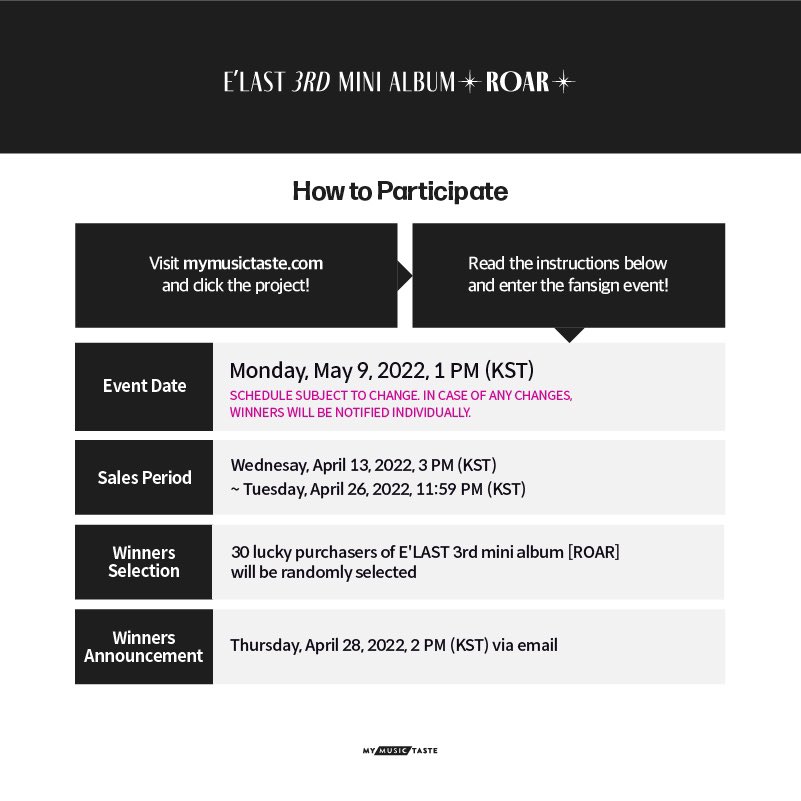 ktkstar0's tweet photo. 📣E'LAST VIDEO CALL FAN SIGN EVENT is now open!

🗓️Available until April 26, 11:59 PM (KST) 
📸MMT exclusive photocard
🎁Winners also get: 1 signed polaroid

Grab your CD for a chance to win!
📲👉https://t.co/V8UcsLe4uS 

#ELAST #엘라스트 #ELAST_Fansign  with #MMTShop https://t.co/K8zFuEu4uR