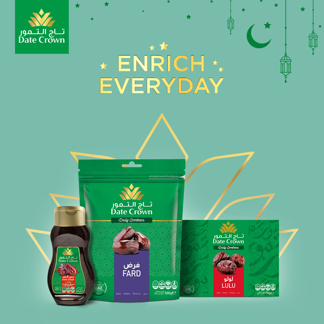 DateCrownUAE's tweet photo. Enrich sharing a natural treasure this Ramadan with a treasured tradition. 🤩
#DateCrown #dates #EnrichEveryDay #Ramadan https://t.co/otSAHU2bgM