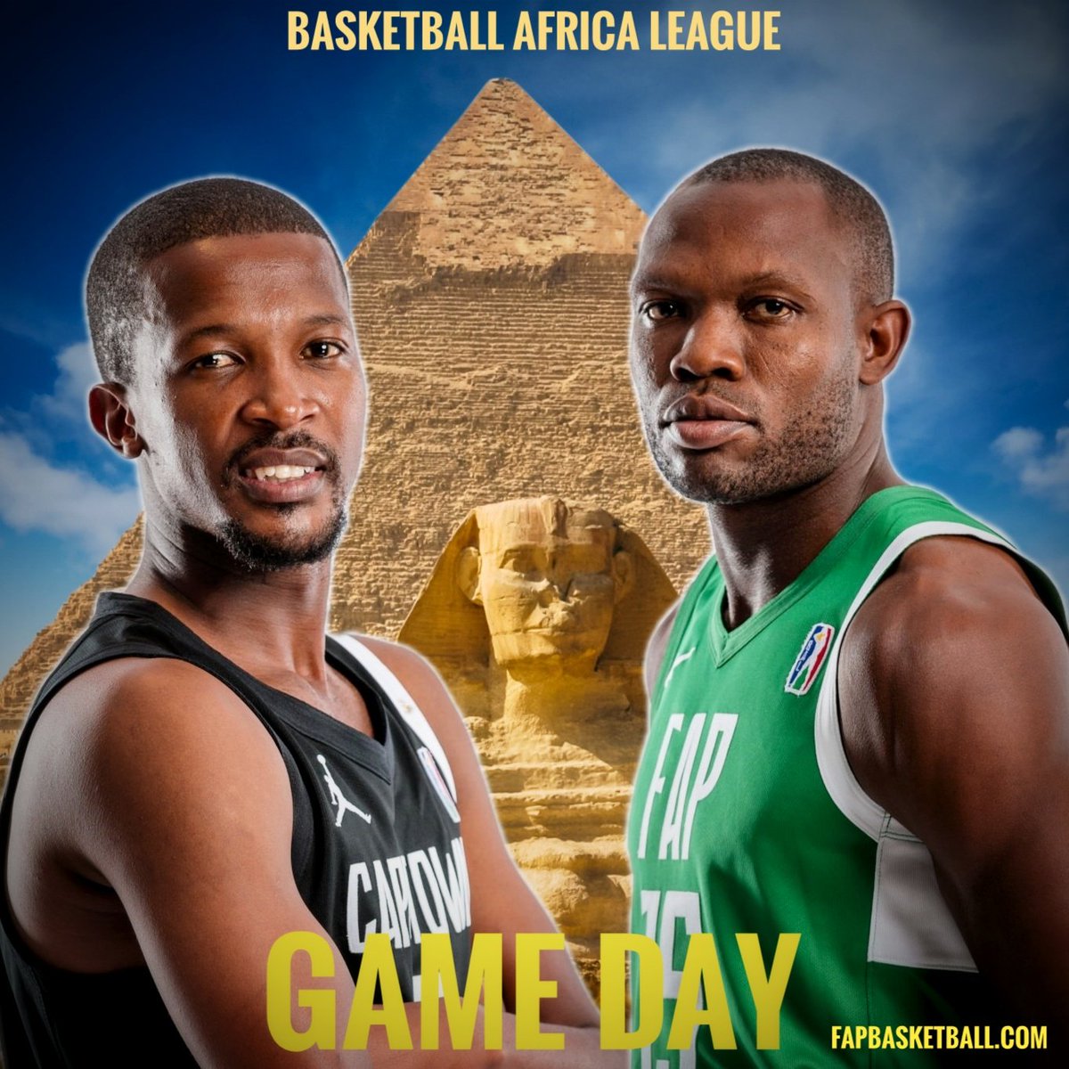 Game Day ! Hot Game at the pharaons Land 🔥 @fAP vs @CapeTownTigers Today 11am Egy -10am CMR @theBAL @AfricaNBAFans @BlockMamba4life @MormanDeshaun @LaBriceAnce @CedricTsangue @EAkumenzoh @UsherKomugisha @amadougallofall @AfroBasket @MalickDaho @NBA_Africa @FECABASKET @EBBFED