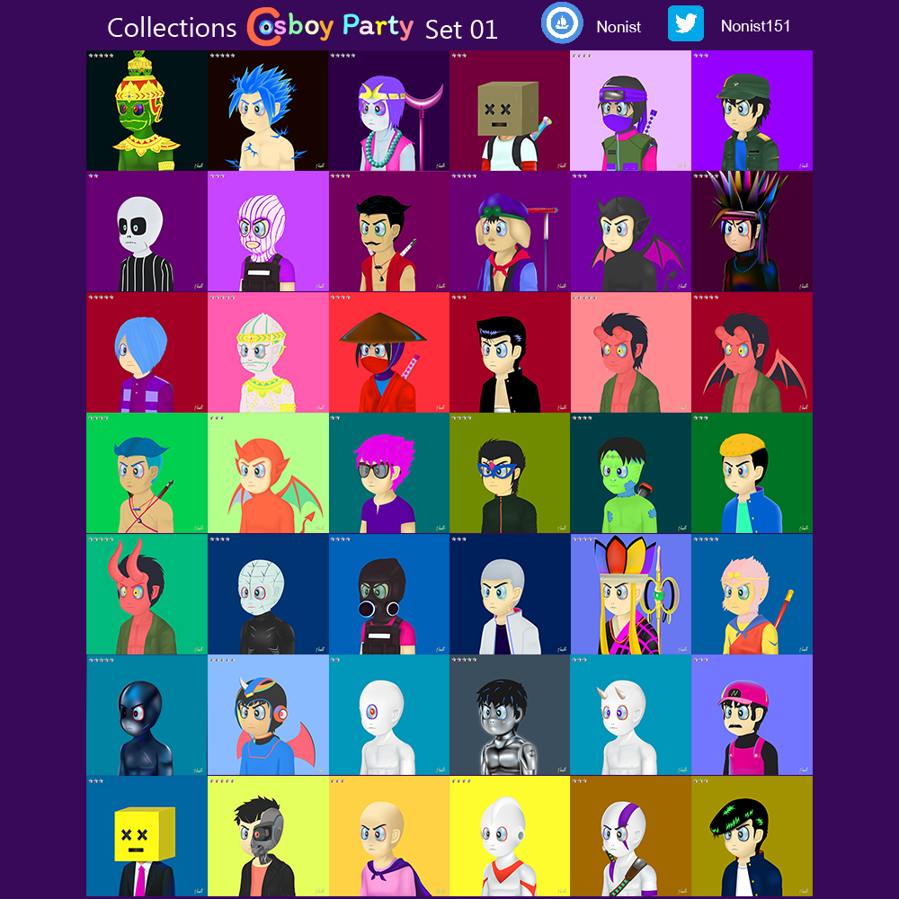 Nonist151's tweet photo. Cosboy Party Collections / Opensea
ครอปงานครั้งแรกครับ ฝากติดตามด้วยครับผม 😄 https://t.co/xDd03XO3dU