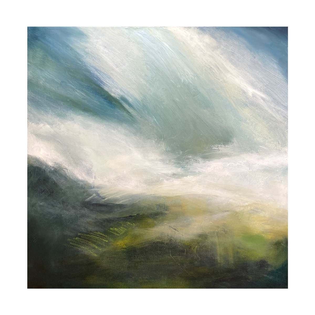 Elashfox's tweet photo. A recent painting Oil on canvas 50x50cm #AbstractArt #painting #oilpainting #landscape #abstractlandscape #ArtistOnTwitter #landscapepainting #artforsale #art https://t.co/Y7LYiJQLeJ