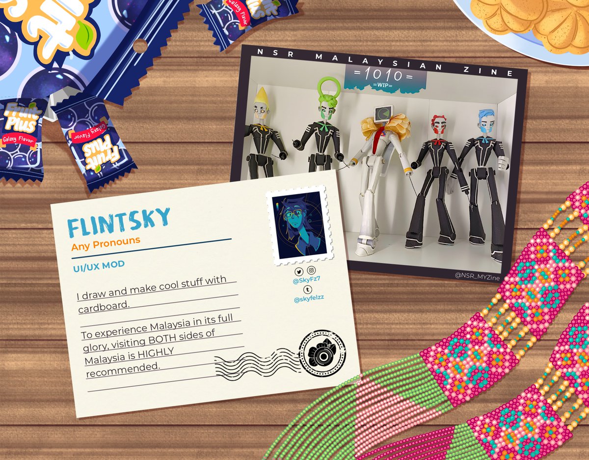 Demi Orang Kecik! OUT NOW 🌺🤘!! (@nsr_myzine) on Twitter photo 🎸 CONTRIBUTOR SPOTLIGHT 🥁
In today’s spotlight, we’re shining on the mini mods who’ve been a massive help this month
Jamming with the coolest toymaker mod and their website design skills is <a href="/SkyFz7/">FlintSky || hiatus || TEAM STARDUST✨</a>!! ☀️🌙✨
IG: @/SkyFz7
Tumblr: @/skyfelzz
#NSRMYZine 🎸 CONTRIBUTOR SPOTLIGHT 🥁
In today’s spotlight, we’re shining on the mini mods who’ve been a massive help this month
Jamming with the coolest toymaker mod and their website design skills is <a href="/SkyFz7/">FlintSky || hiatus || TEAM STARDUST✨</a>!! ☀️🌙✨
IG: @/SkyFz7
Tumblr: @/skyfelzz
#NSRMYZine