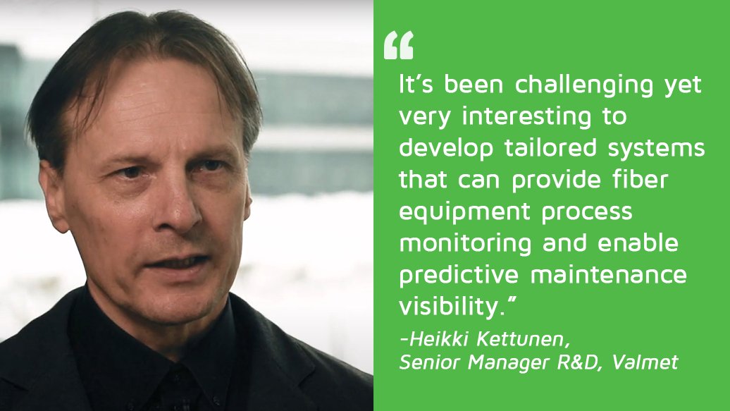 valmetglobal's tweet photo. “It’s been challenging yet very interesting to develop tailored systems that can provide fiber equipment process monitoring and enable predictive maintenance visibility."
Heikki Kettunen, Senior Manager R&D
Read more: https://t.co/jOuBaWmEaH
#innovation #valmetswaytoserve https://t.co/dBxOMbGzF3