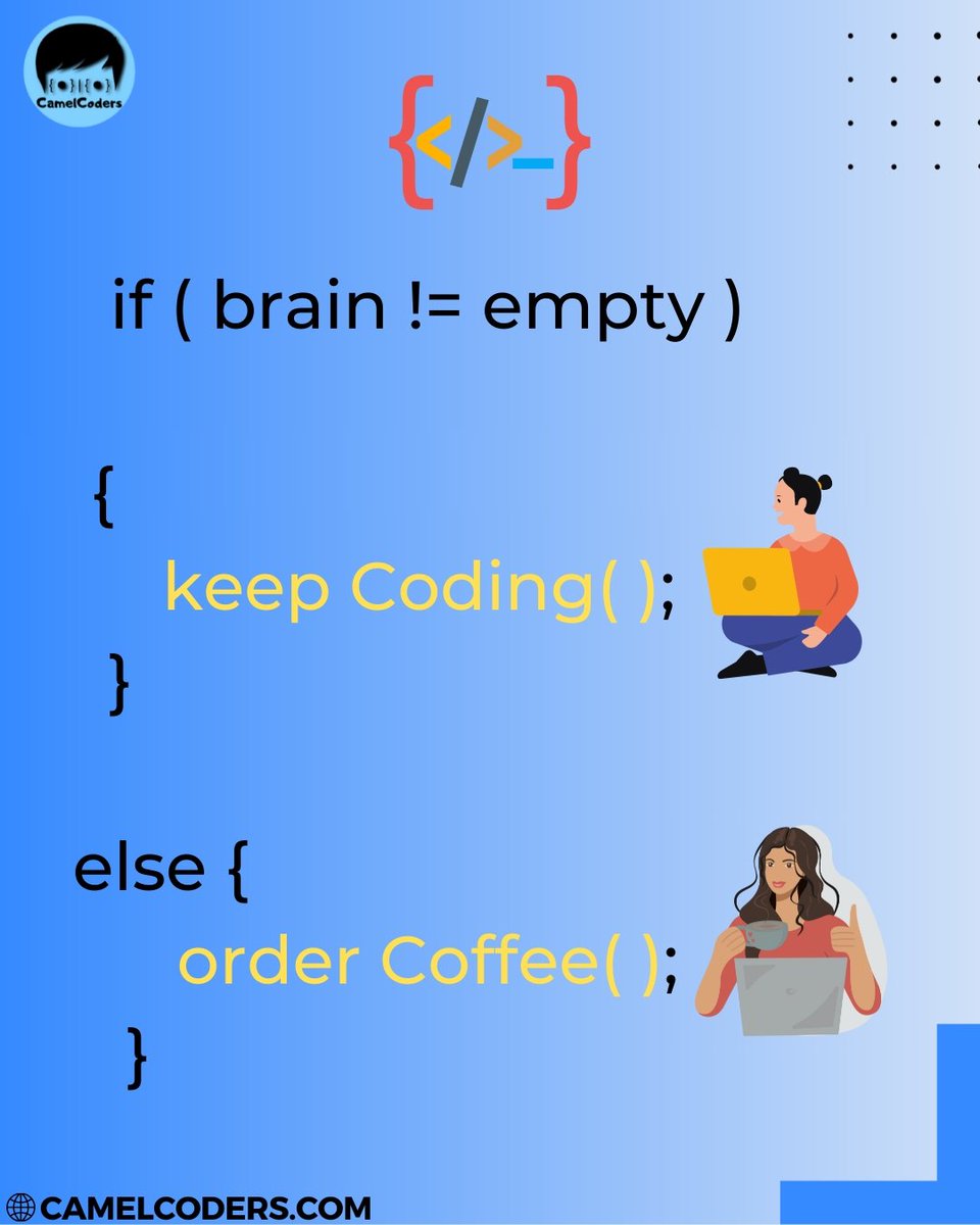 CamelCoders's tweet photo. Algorithm for Success.
#programming
#camelcoders
#Coding https://t.co/r5hb2vxNgG