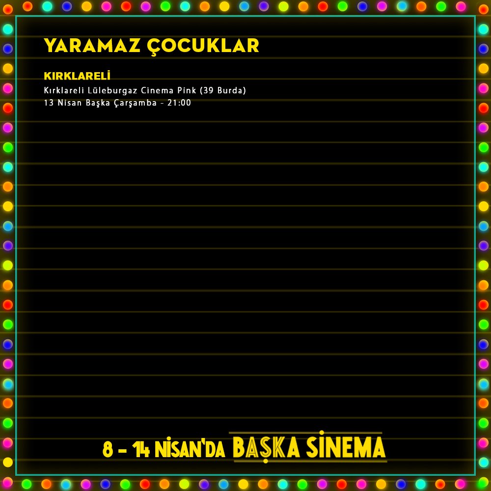 [Lüleburgaz] YARAMAZ ÇOCUKLAR, bu akşam (13 Nisan) BAŞKA ÇARŞAMBA'da! #YaramazÇocuklar #BaşkaÇarşamba