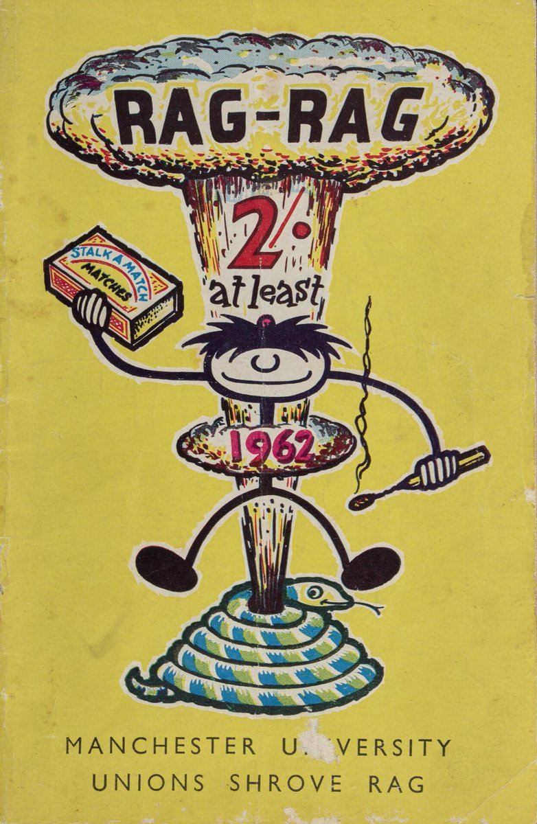 Today we officially launch our 'Rag Rag' collection of student magazines. This collection reflects the prejudices of the era in which it was created, and some items include content which is offensive, oppressive and may cause upset.

Find out more here: rylandscollections.com/2022/04/08/our…