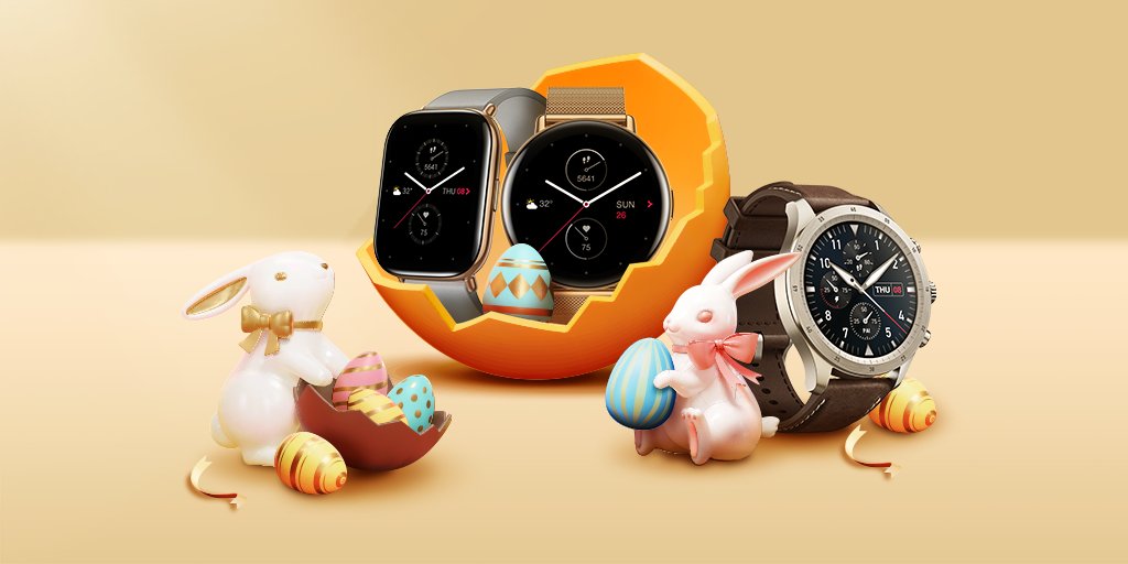 ZeppGlobal's tweet photo. #Zepp wishes you a Happy Easter, filled with family, friends, food & fun. How are you celebrating? #Easter #EasterEggs #ZeppE #ZeppZ #smartwatch https://t.co/yqnmGRfDoz