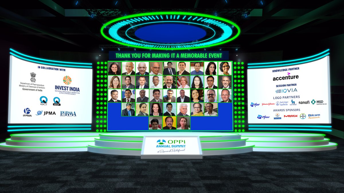 OPPIIndia's tweet photo. We would like to thank all the dignitaries from the Government of India, eminent speakers, members, associates, award winners & the audience for a successful #OPPIAnnualSummit! Tune into the event here
Day 1 https://t.co/LPq7OLYt2m
Day 2 https://t.co/0cF1mXZkOH
#ResearchRedefined https://t.co/bAWEcAm71i