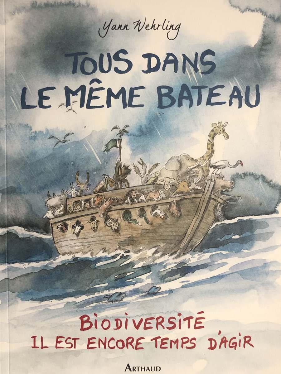 YannWehrling's tweet photo. Illustrateur, écolo et politique … voilà le résultat ! :
« Tous dans le même bateau »,
dans les librairies le 27 avril.@EditionsArthaud 
Retour à mes premières amours ;) https://t.co/MeJDa6gpvk