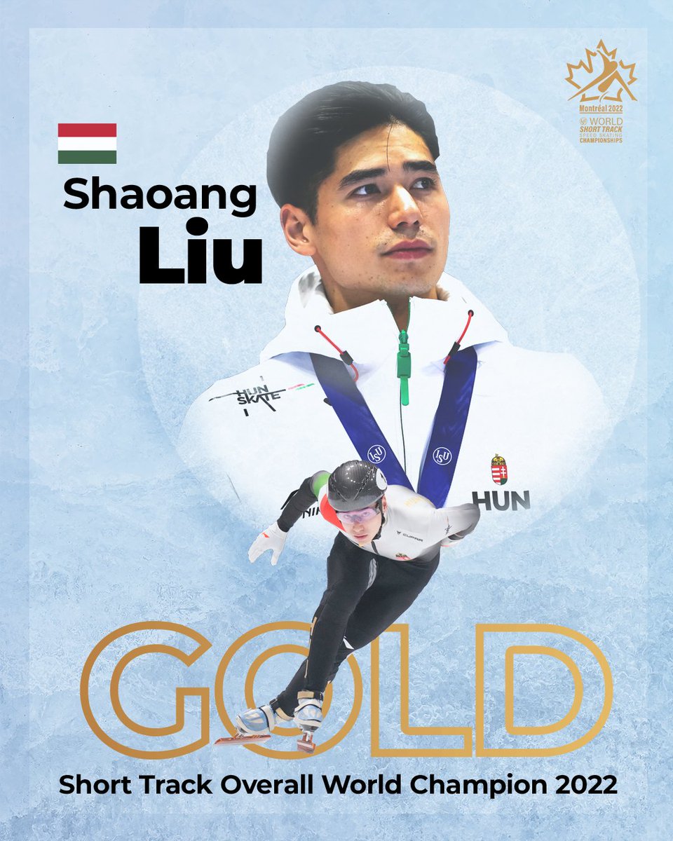 ISU_Speed's tweet photo. Let’s take a look 👀 again at our Short Track Overall World Champion 🤩 !

Shaoang Liu 🇭🇺clinched the title for a second year in a row and won almost every individual race he skated 👏🏼💥.

#WorldShortTrack #ShortTrackSkating https://t.co/eWJZBpOoGx