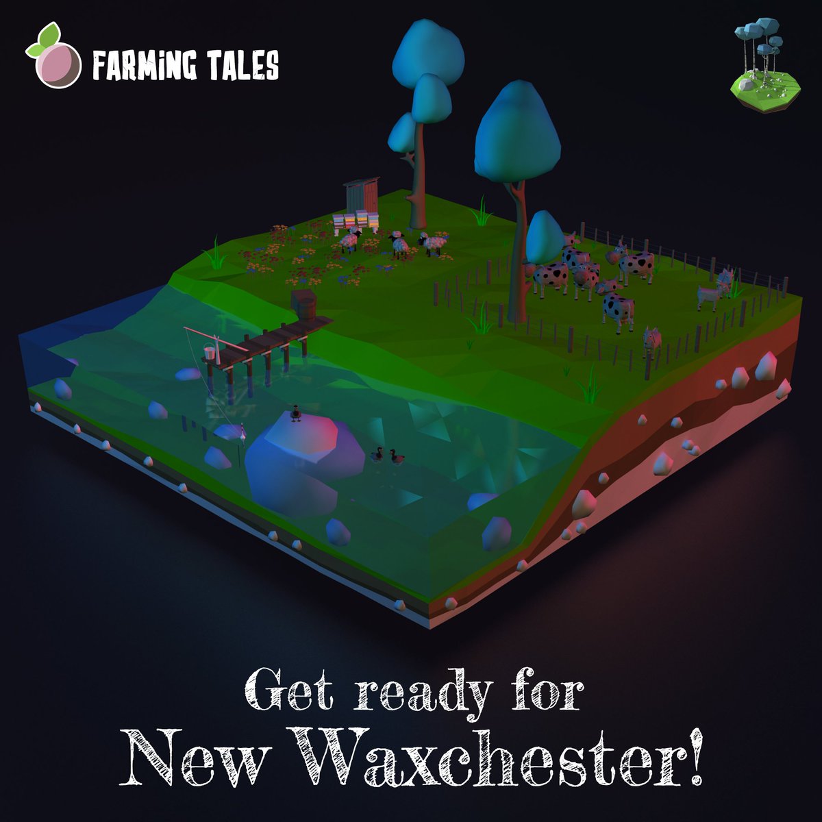 farming_tales's tweet photo. Our farm 3.0 is slowly becoming a must in the #nft world, get ready for the metaverse on New Waxchester🧑‍🌾😎
https://t.co/61CXxZQsEL 💥
👆
Don't miss the opportunity to participate in this fantastic #Giveaway!
#wax #NFTCommunity #Metaverse https://t.co/OCPcMml04l