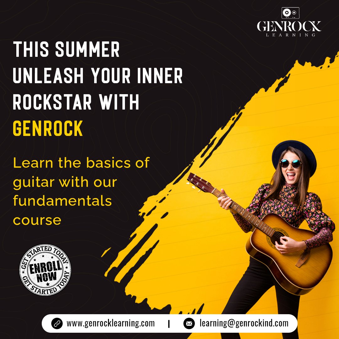 Genrockind's tweet image. Learn Guitar Online - Genrock Learning

Hurry up! Only limited slots are available.

Contact us to join today. 👇

Mail Us: learning@genrockind.com

👉 Visit: genrocklearning.com

#guitarlessons #music