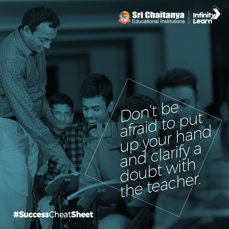 Sri_Chaitanya_'s tweet photo. Being a topper in the class is no hard task. All you must do is follow these simple tricks and soon you will see your grades, marks, and ranks improve drastically. For more such pro-level tips, follow #SriChaitanya.

#SriChaitanyaEducationalInstitutions #SuccessCheatsheet