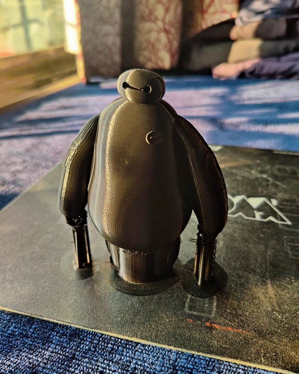 esun3dfilament's tweet photo. Hello I am Baymax, your personal healthcare companion 🤗✨
#3dprinted by @ingeniumprints with eSUN PLA+ black  💚
.
.
#3d #3dprinting #3dprint #3dprinter #3dart #3dmodeling #3dprintinglife #3dprinters #3dprintable #3dmodels #3dnerd #3dmakers #diy #creative #3d #baymax #bighero https://t.co/vHrHFtbJkP
