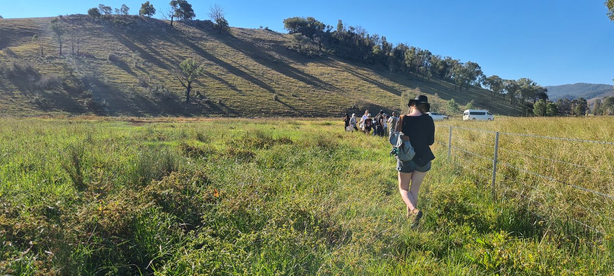 kyliedurant's tweet image. Glorious afternoon on the Upper Murray with a group of RMIT landscape design students - one of our #NSWEnviroTrust project sites -  wetland restoration and the TSR network reimagined!  I get some cool gigs sometimes. #slopes2summit  #uppermurray