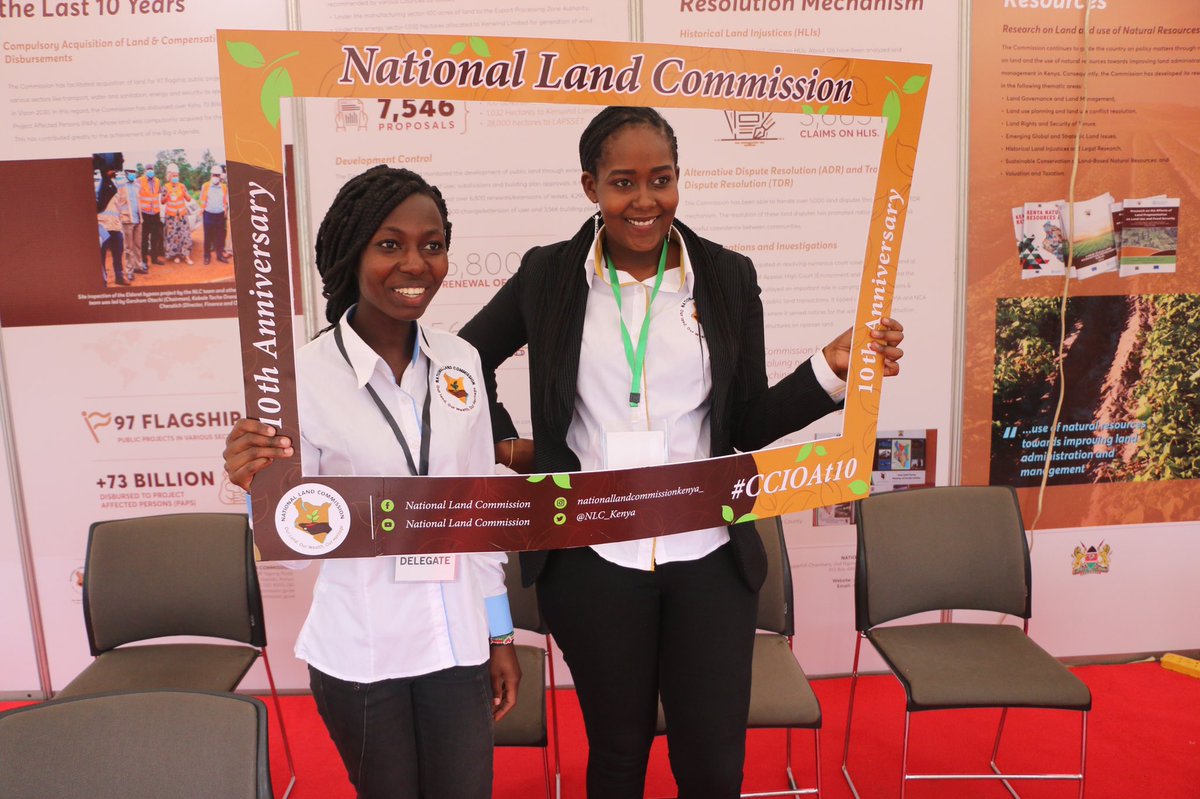 NLC_Kenya's tweet photo. Visit our booth @KICC_kenya grounds to learn more about National Land Commission, our mandates and achievements in the last ten years.
#CCIOat10 #constituitionalcommissions #10thanniversarycelebration #CCIOs https://t.co/ZrMI72Sarf