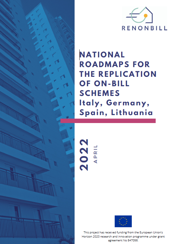 RenOnBill's tweet photo. 🎯Innovative financing schemes are key to increase the 🇪🇺 #renovation rate &amp; achieve the #EU2050 energy targets 
 
🛣️Read our new roadmap to disseminate knowledge about the replication potential of #onbill schemes for the EU market 👉https://t.co/q1DbiozZwQ https://t.co/xSYNWhTeVz