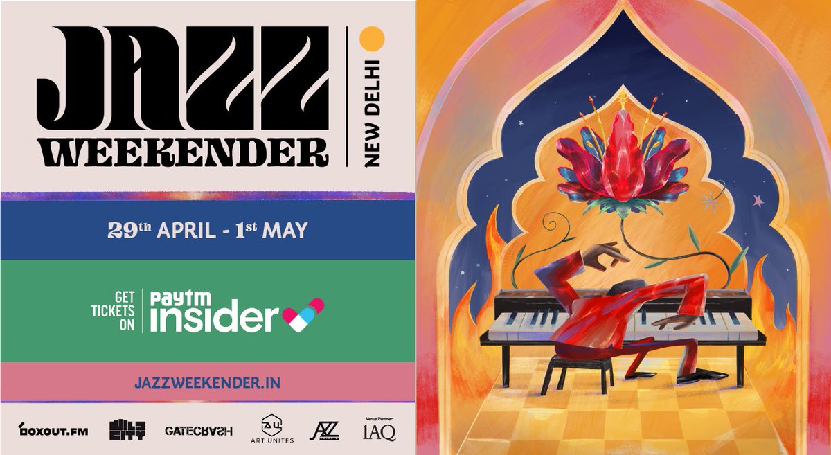 boxoutfm's tweet photo. We are thrilled to announce JAZZ WEEKENDER, a live music experience from April 29-May 1 showcasing some of the most exciting homegrown and international jazz artists, alongside pop-ups, food and beverage experiences and more!
Tickets: https://t.co/sm3ezZGOOb

#JazzWeekenderIndia https://t.co/xJQPgz3vzR