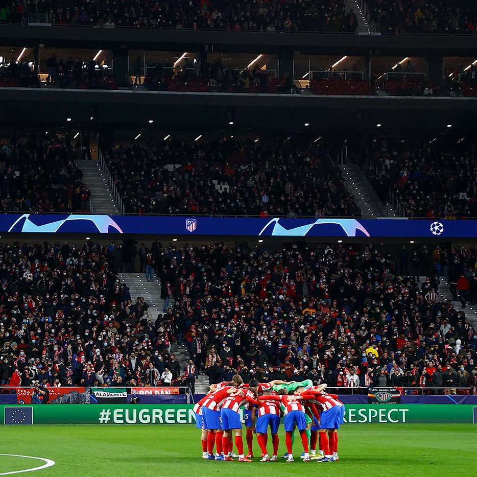 Atletico Madridli Futbolcular Kenetlenmiş Durumda
