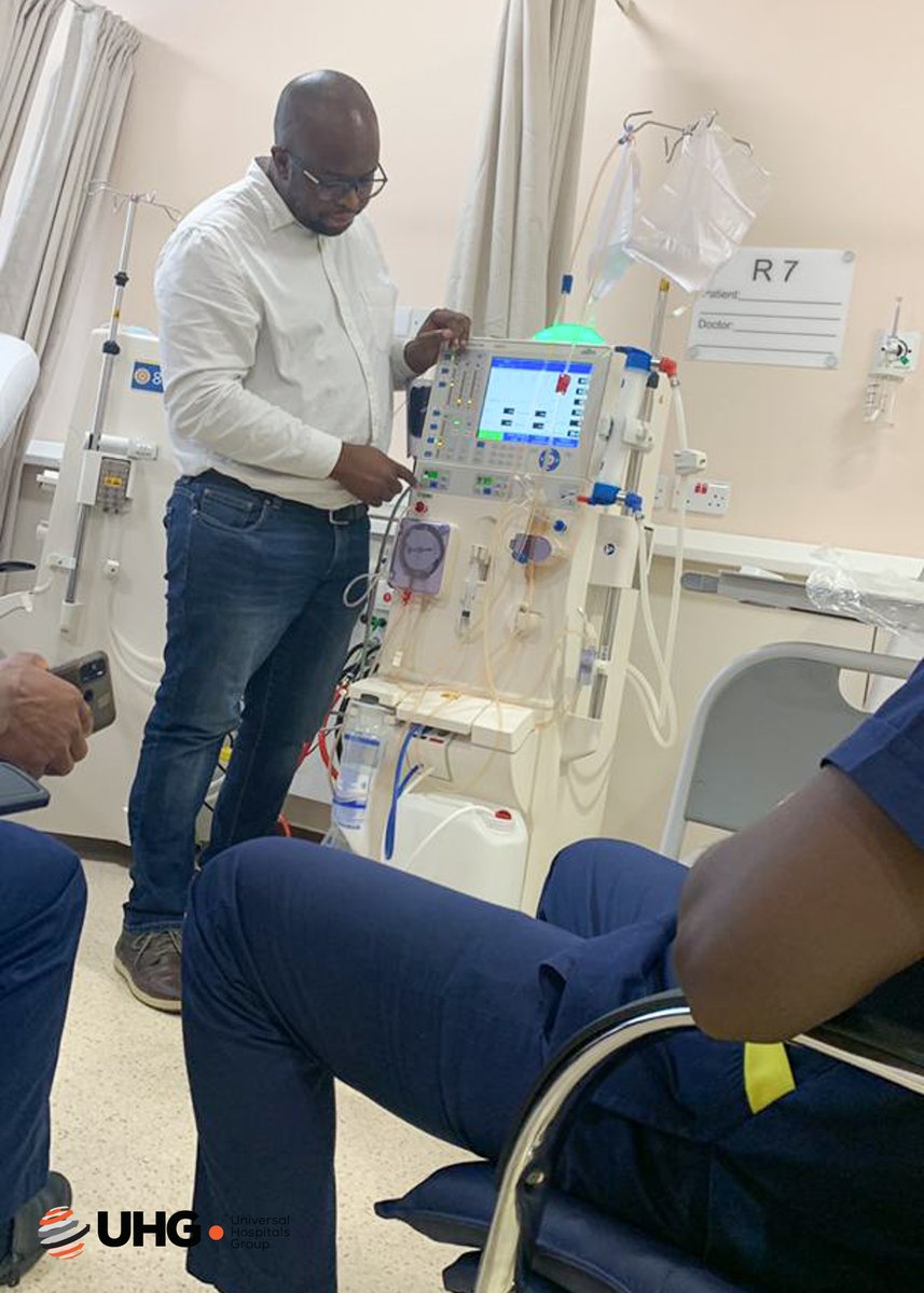 We conducted a training session with Fresenius, the world's leading provider of renal care, in the renal unit of The Bank Hospital, as well as repairs and maintenance on their equipment. #dialysis #dialysistraining #fresenius #renalunit #renal #bankhospital #Ghana