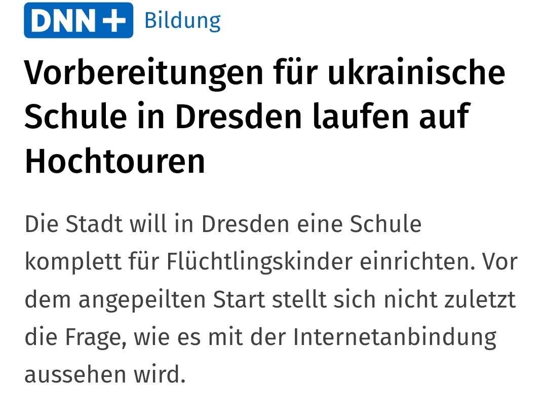 Wir schreiben das Jahr 2022. Bei der Eröffnung einer Schule in der viertgrößten Volkswirtschaft der Welt "... stellt sich nicht zuletzt die Frage, wie es mit der Internetanbindung aussehen wird. " 🤦‍♂️