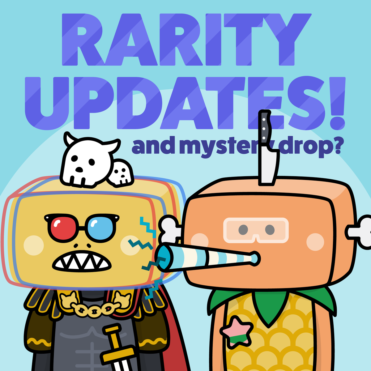 blockvatar's tweet photo. Based on your feedbacks, we had increased Rare &amp; Super Rare’s drop rate and decreased Common's when minting with 10 MATIC. All minters before this update gets a mystery airdrop. 

More details in this thread ⤵️ https://t.co/9WIa8wvHDa