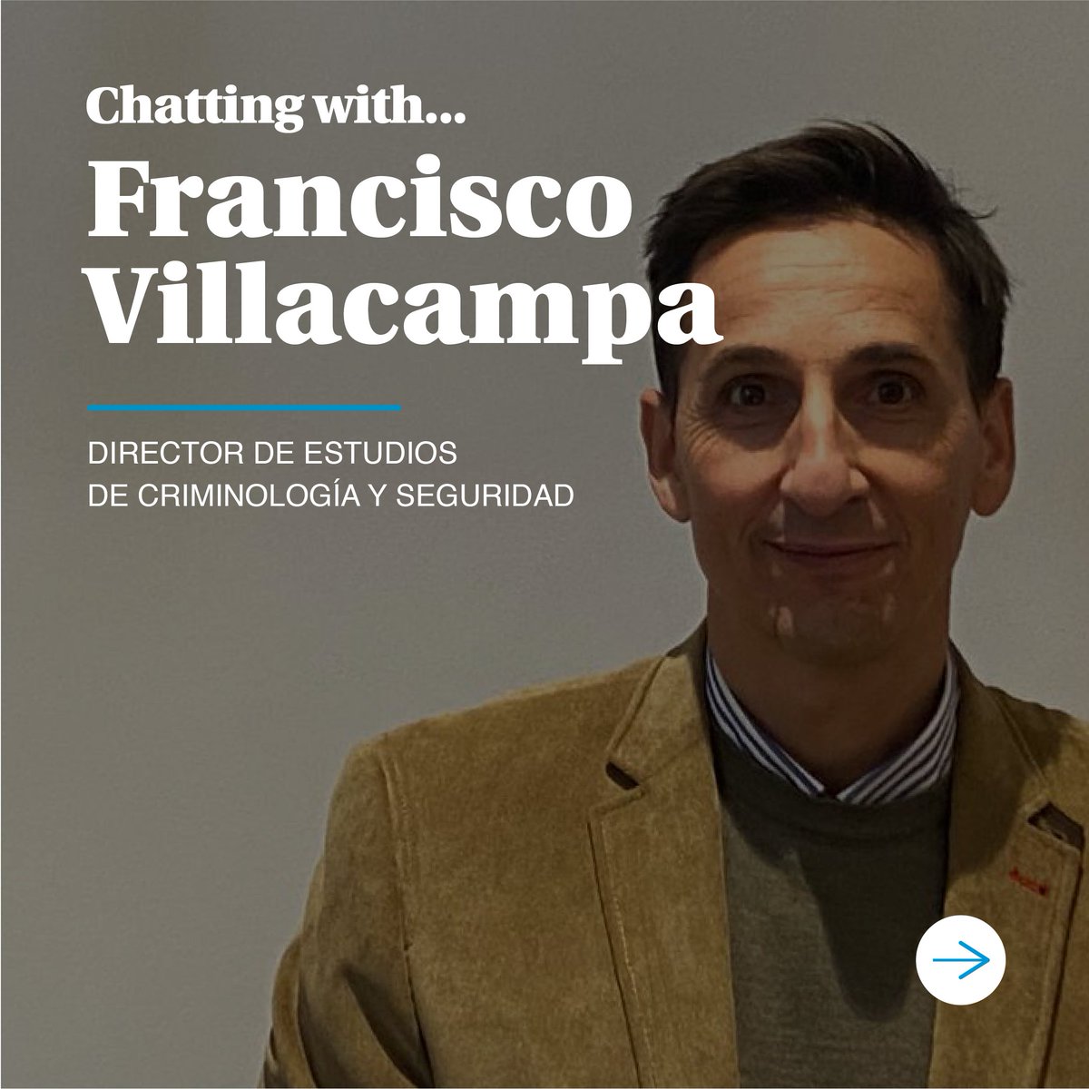UAOCEU's tweet photo. ยฟUn consejo para los estudiantes que quieren hacer Criminologรญa? ยกFrancisco Villacampa, director de estudios del grado en Criminologรญa y Seguridad, nos lo cuenta!
ยกNo te lo pierdas! ๐๐ผ
#ChattingWith #UniversitatAbatOlibaCEU #UAOCEU #Profesores https://t.co/W7ITA5oIb0