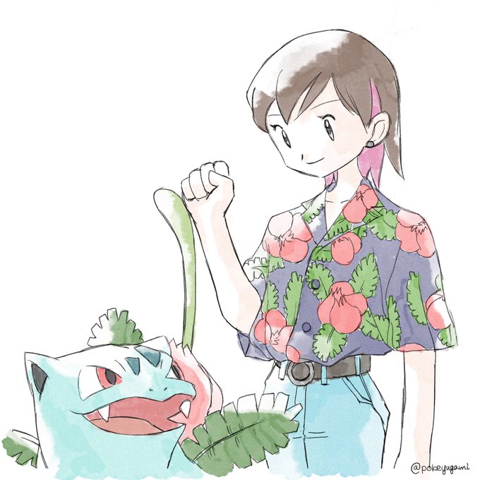 ポケモンの花柄シリーズ①
フシギソウ
#pokemon 