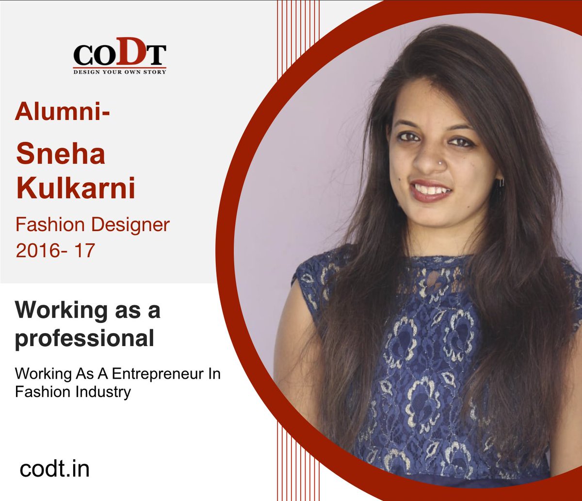 codtcorporate's tweet photo. Meet our CODT Alumni , who are doing great in there Careers and are aspiring more to achieve in the field of Fashion Design / Interior Design … 

#fashion #fashiondesign #fashionstyle #fashionillustration #fashiondesigner #institute #fashionstudio  #design #designer #inspiration https://t.co/SoKF23mocH