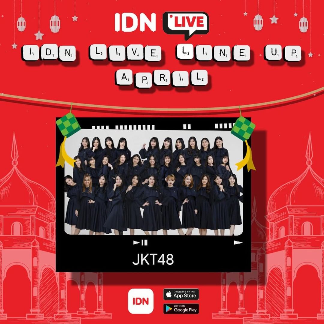 JKT48 INFO #JKT48FlyingHigh 🚀 on X: "[BREAKING NEWS] @officialJKT48 Resmi  bergabung dengan IDN Live @idn_app Selama bulan April 2022 ini JKT48 akan  melakukan Live juga disana Jadi Yuk Download Aplikasi IDN App