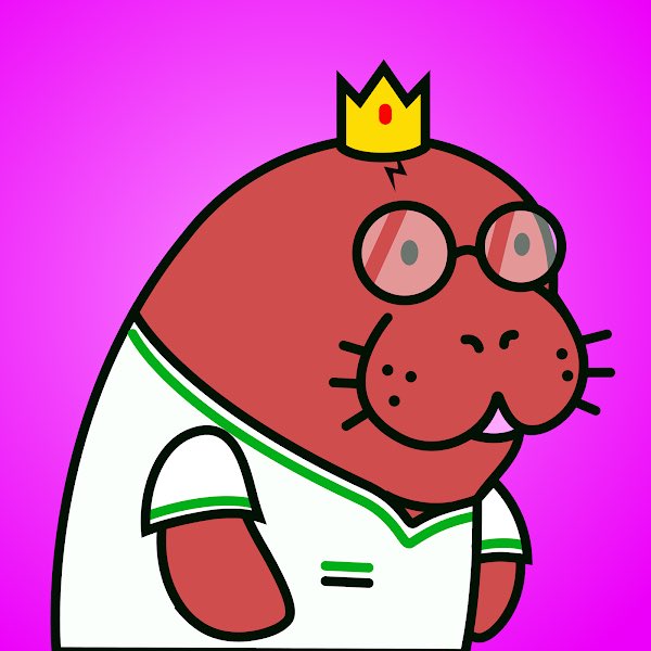 This manatee was having a great old time playing a round of golf with his seal frens.

It was just as they were about to complete the 18 th that king manatee came out and proclaimed that he had found his long lost son! 

All hail one of the prince manateez!